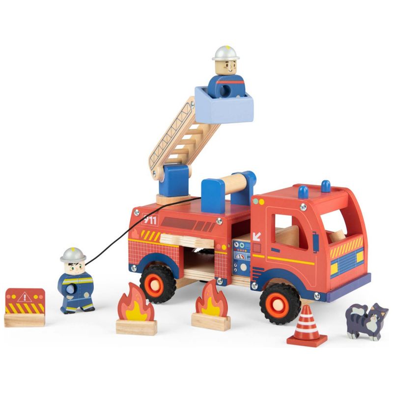 Camion de pompier Avenue du Moulin Moulin Roty Produit 3