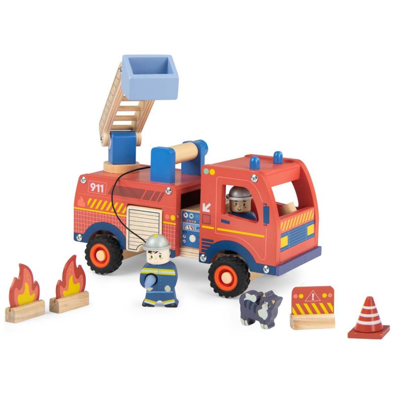 Camion de pompier Avenue du Moulin Moulin Roty Produit 4
