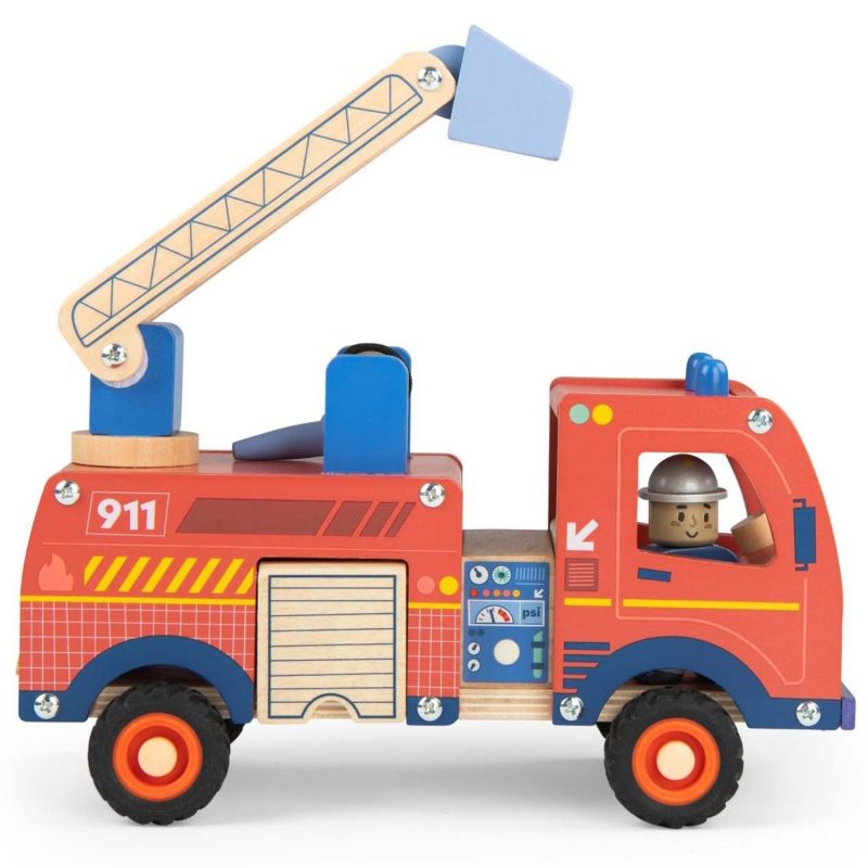 Camion de pompier Avenue du Moulin Moulin Roty Produit 8