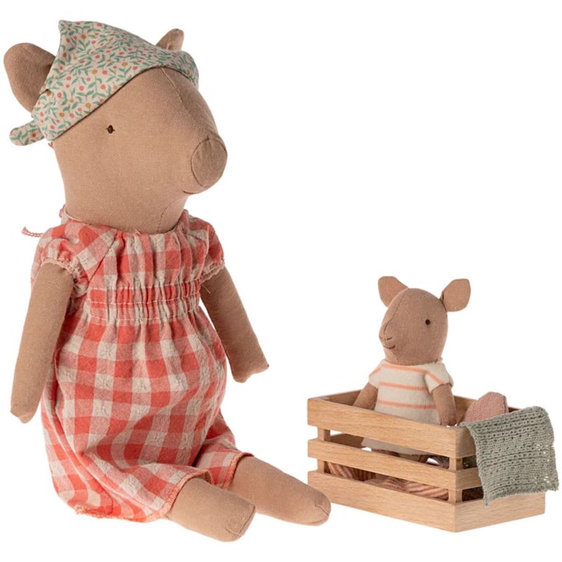 Peluche cochon fille Maileg Produit 3