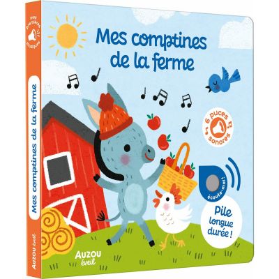 Livre Mes comptines de la ferme Mes premiers sonores   par Auzou Editions