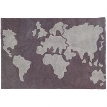 Tapis lavable Carte du monde (140 x 200 cm)  par Lorena Canals
