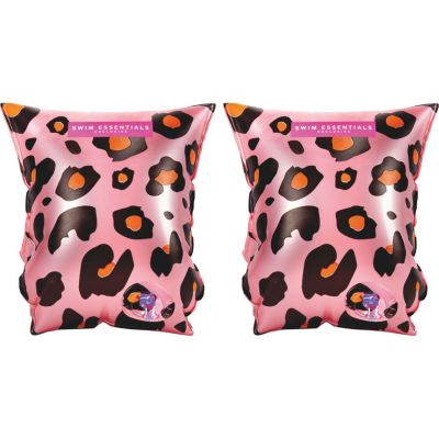 Brassards de natation Léopard rose et doré (0-2 ans) Swim Essentials