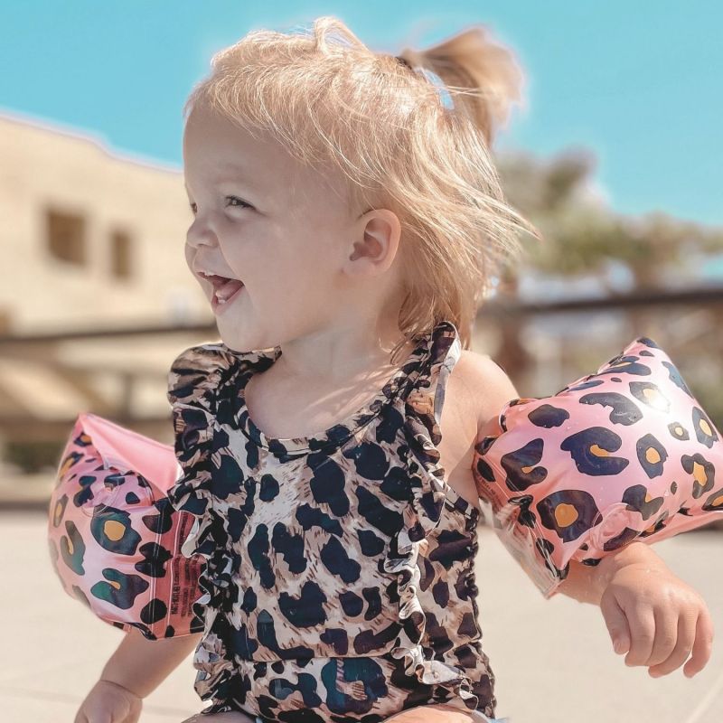 Brassards de natation Léopard rose et doré (0-2 ans) Swim Essentials Ambiance 4