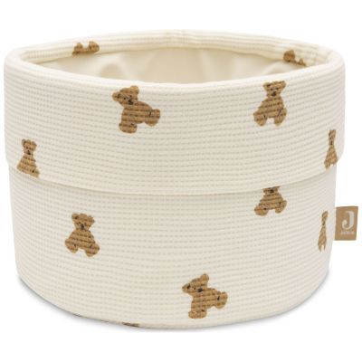 Panier de rangement Little Waffle Mini Teddy Bear (14 x 18 cm) Jollein