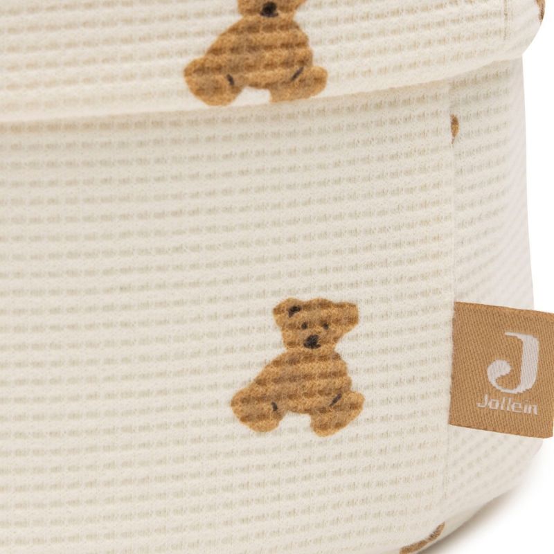 Panier de rangement Little Waffle Mini Teddy Bear (14 x 18 cm) Jollein Produit 3