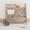 Bibliothèque en tissu recyclé Damier beige 3 sprouts Ambiance 3