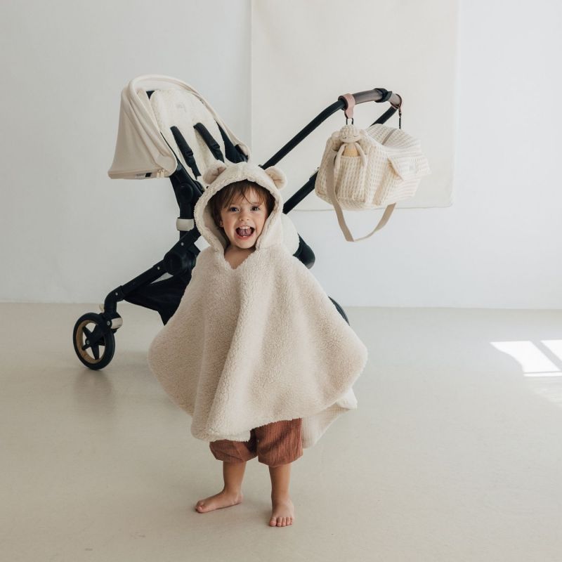 Poncho polaire Teddy Mouton Babyshower Ambiance 2