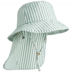 Chapeau anti-UV Damona Stripe Peppermint (1-2 ans) - Liewood