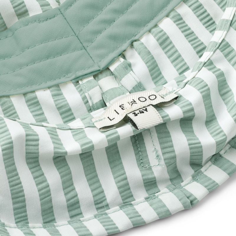 Chapeau anti-UV Damona Stripe Peppermint (1-2 ans) Liewood Produit 4