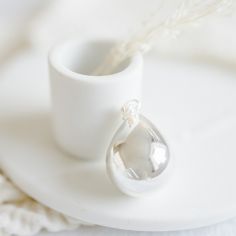 Bola de grossesse Prune Goutte nuage (plaqué argent 925)