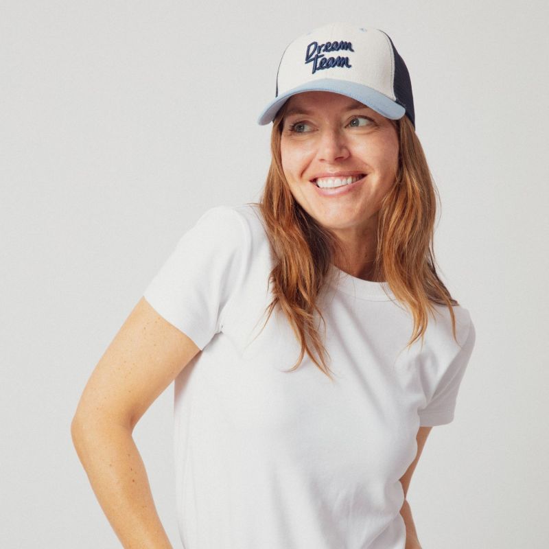 Casquette adulte trucker Dream Team bleu (tour de tête 56-61 cm) Chamaye Ambiance 2