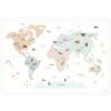 Tapis de jeu réversible 2 en 1 EEVAA Worldmap (120 x 180 cm) Play&Go Produit 3