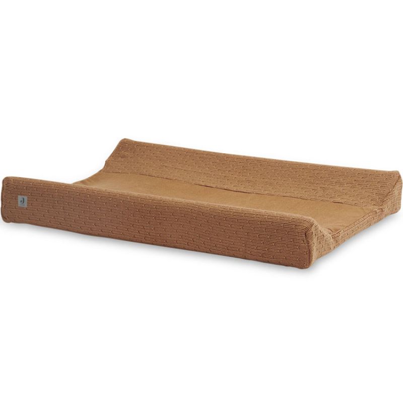 Housse de matelas à langer Bliss knit caramel (50 x 70 cm) Jollein
