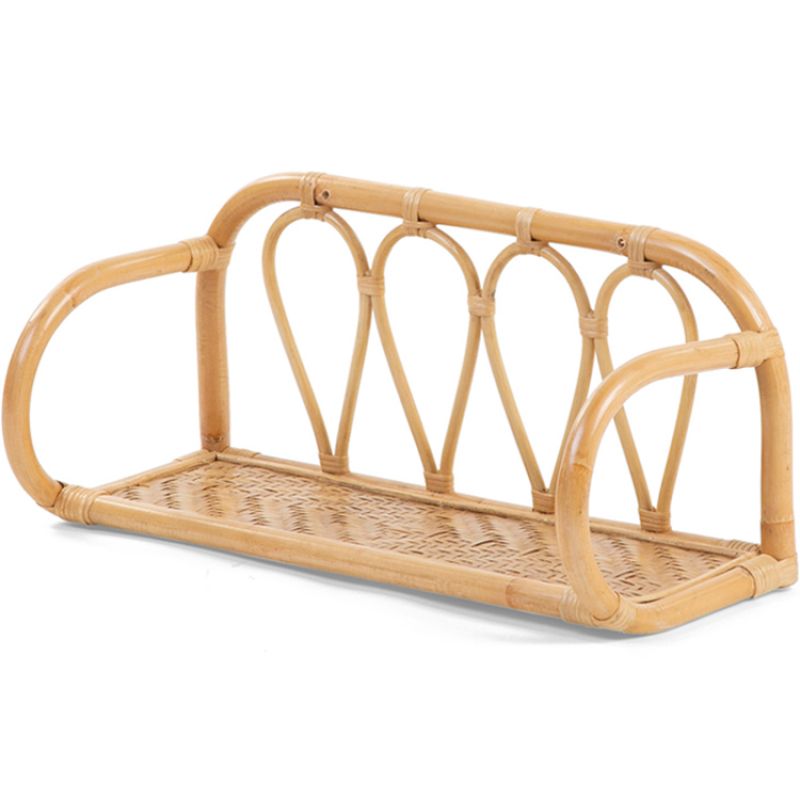 Etagère murale en rotin (53 x 23 x 23 cm) Childhome