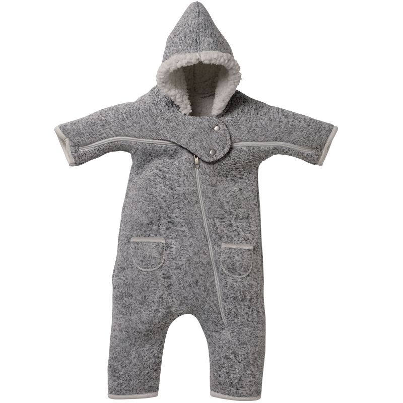 Combinaison pilote T-Zip Douillet grise chinée (12-18 mois) Red Castle