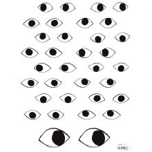 Stickers Eye eye eye by Elle C. (18 x 24 cm)  par Lilipinso