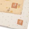 Lot de 2 maxi-langes en gaze de coton Kangaroots (115 x 115 cm) Jollein Produit 5
