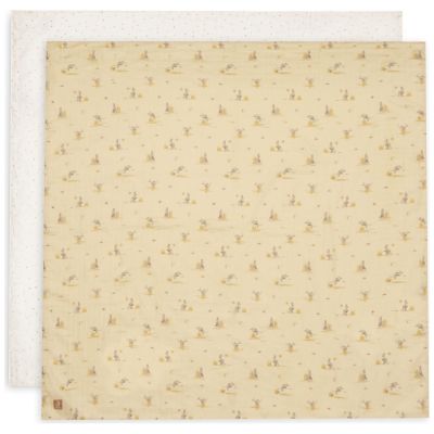 Lot de 2 maxi-langes en gaze de coton Kangaroots (115 x 115 cm) Jollein