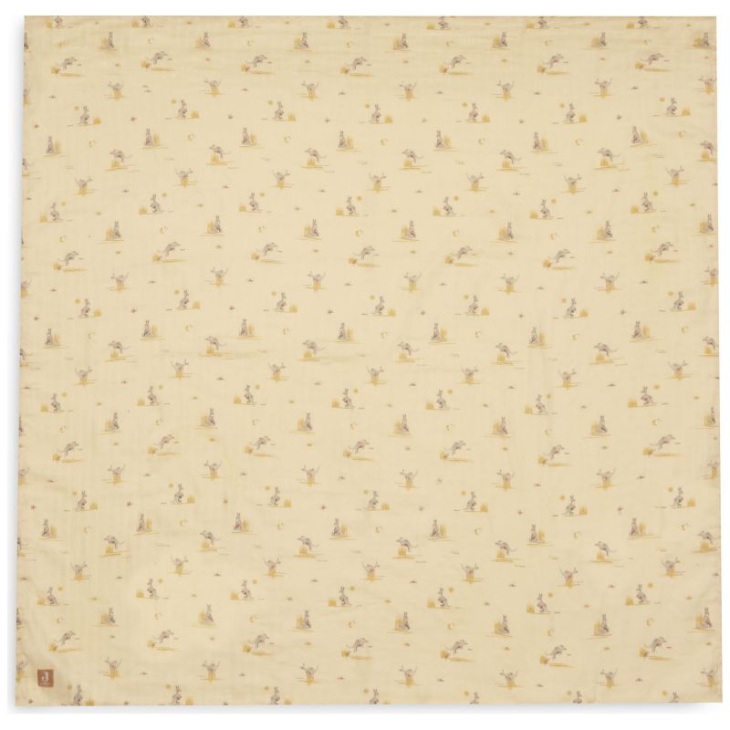 Lot de 2 maxi-langes en gaze de coton Kangaroots (115 x 115 cm) Jollein Produit 3