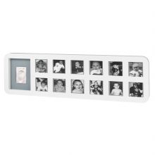 Cadre photo empreinte Modern 1st Year Print Frame blanc / gris  par Baby Art