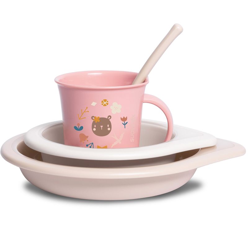 Coffret repas Into the forest rose (4 pièces) Suavinex