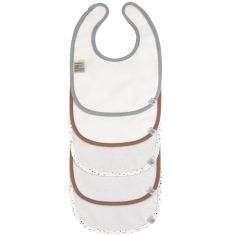 Lot de 5 bavoirs en éponge Tiny Farmer Mouton bleu