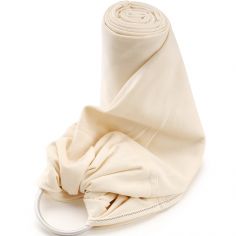 Echarpe de portage My sling sans noeud en jersey coton bio écru - NeoBulle