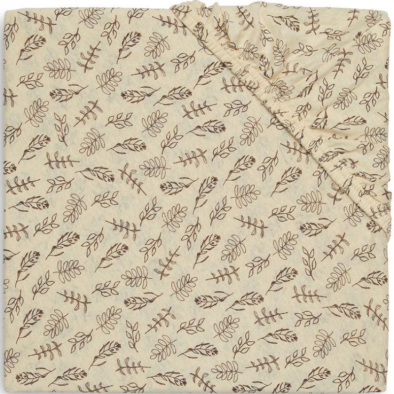 Drap housse en coton Meadow Chestnut (60 x 120 cm) Jollein