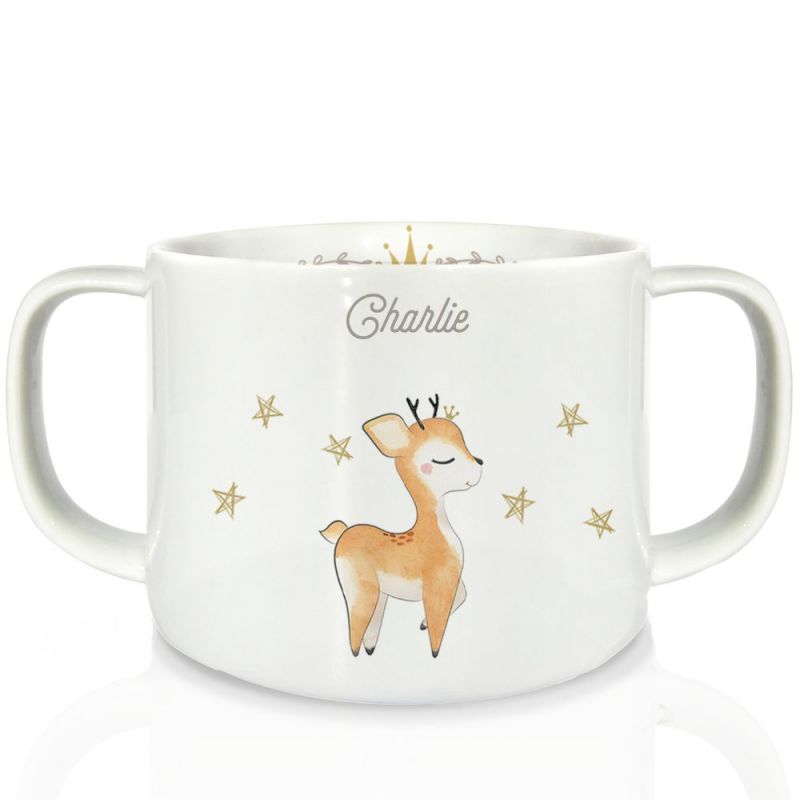Tasse en porcelaine Renne (personnalisable) Gaëlle Duval