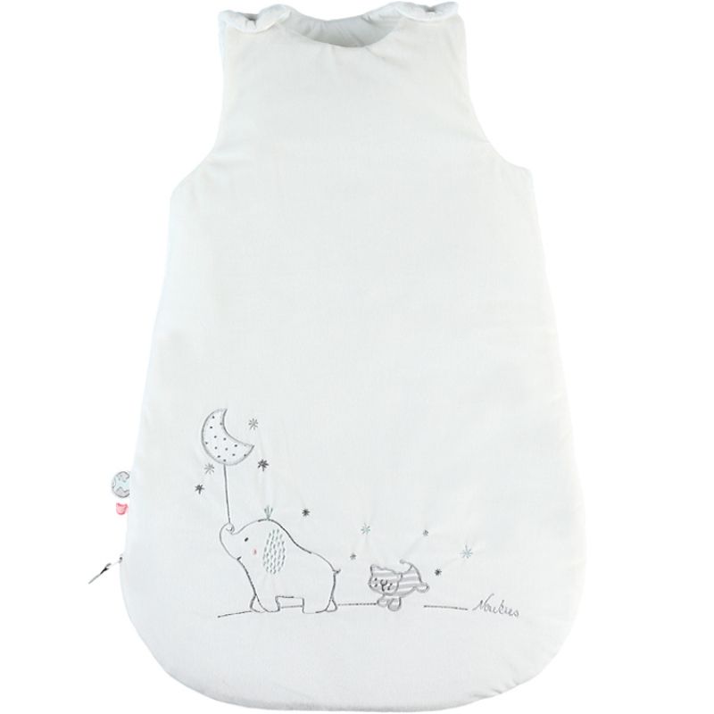 Gigoteuse chaude blanche Anna & Milo TOG 3,5 (70 cm) Noukie's