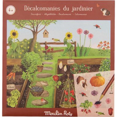 Décalcomanies du jardinier Le Jardin du Moulin  par Moulin Roty