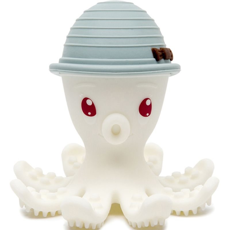 Pieuvre de dentition 3D Monbella gris céleste Baby to Love
