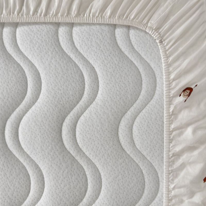 Drap housse en coton bio Petit Plume (50 x 83 cm) Kadolis Produit 3