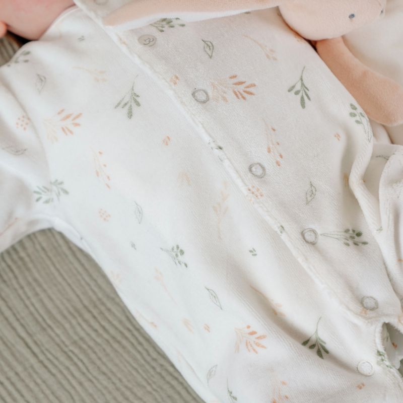 Lot de 2 pyjamas Velours Girafe & fleurs (3 mois) Noukie's Ambiance 9