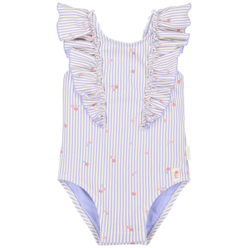 Maillot de bain 1 pièce à volants Dreamy Stripes (3-4 ans) Little Dutch Produit 1