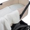 Drap-housse pour nacelle + lange Botton Rayures Walking Mum Ambiance 2