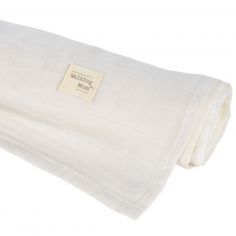Drap-housse pour nacelle + lange Botton Rayures - Walking Mum
