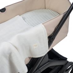 Drap-housse pour nacelle + lange Botton Rayures