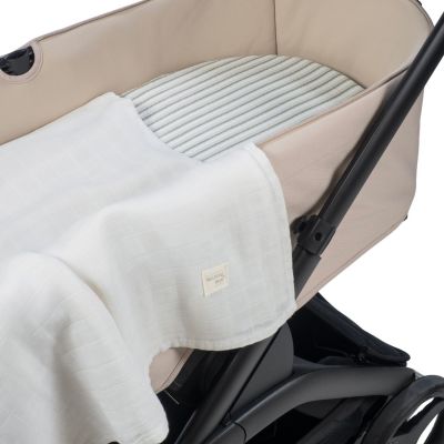 Drap-housse pour nacelle + lange Botton Rayures