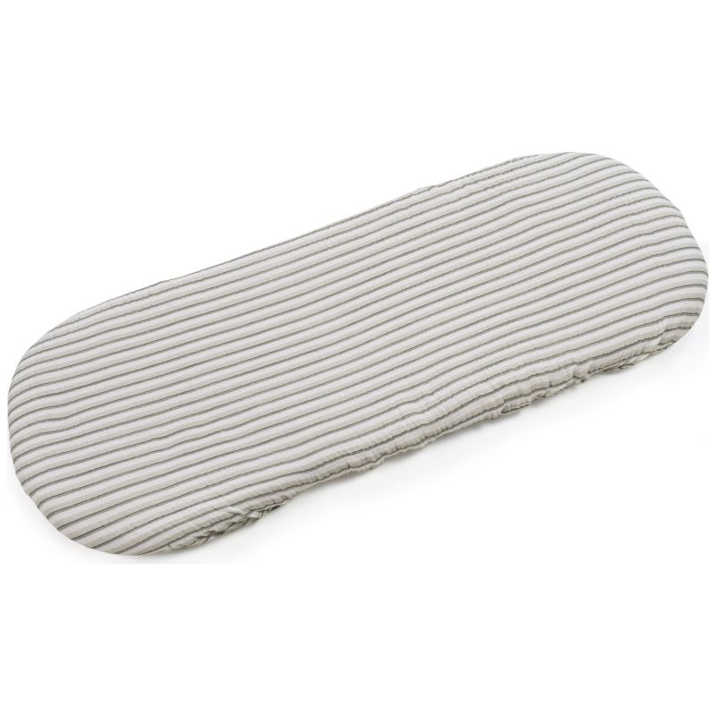 Drap-housse pour nacelle + lange Botton Rayures Walking Mum Produit 3