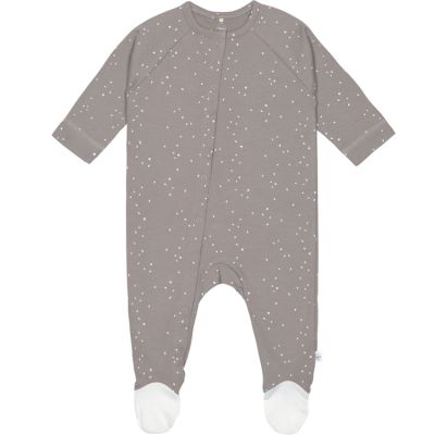Pyjama léger en coton bio Sprinkle taupe (0-2 mois)