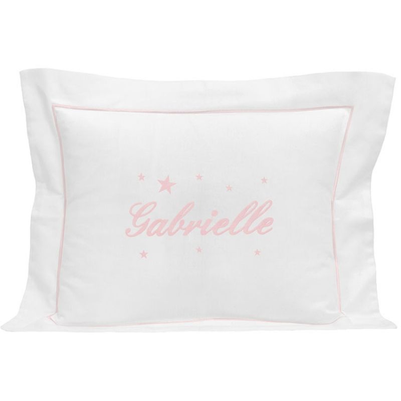 Coussin étoile rose personnalisable (40 x 50 cm) ANVIE