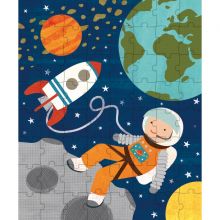 Puzzle astronaute dans l'espace (64 pièces)   par Petit Collage