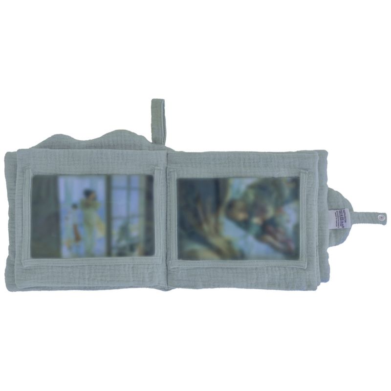 Livre album photos nuage (pour 10 photos 10 x 15) gaze de coton vert de gris BB & Co Produit 2