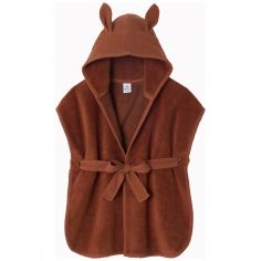 Peignoir bambou et gaze de coton toffee (0-2 ans) - BB & Co