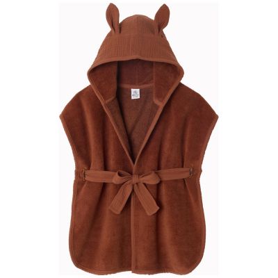 Peignoir bambou et gaze de coton toffee (0-2 ans) BB & Co