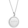 Collier chaîne médaille Soleil personnalisable (argent) Petits trésors Produit 1