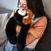 Peluche panda roux lesté PODCOLL (40 cm) Histoire d'Ours Ambiance 8