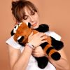 Peluche panda roux lesté PODCOLL (40 cm) Histoire d'Ours Ambiance 9